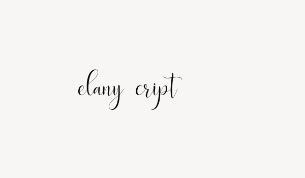 Delany Script Font