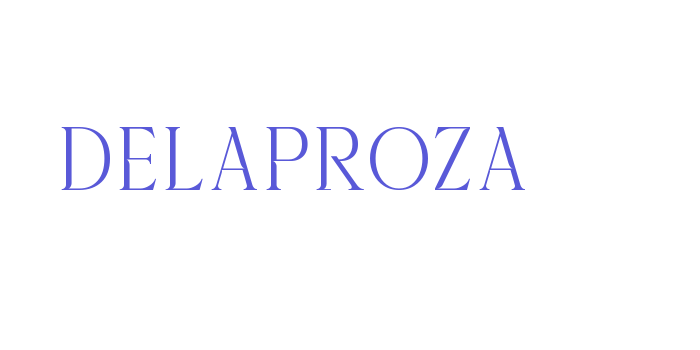 Delaproza Font Download