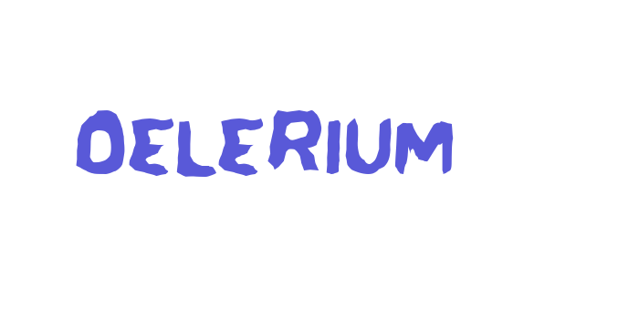 Delerium Font