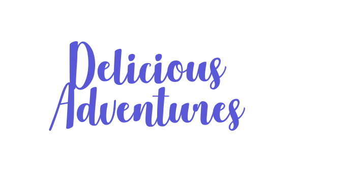 Delicious Adventures Font Download