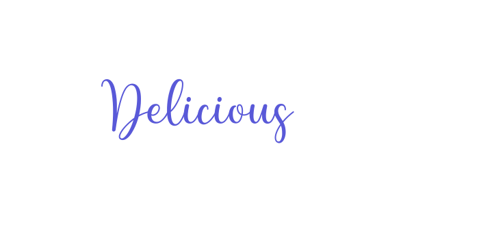 Delicious Font