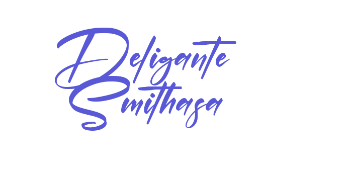 Deligante Smithasa Font