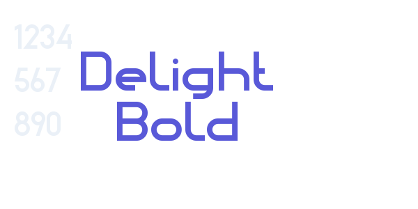 Delight Bold font