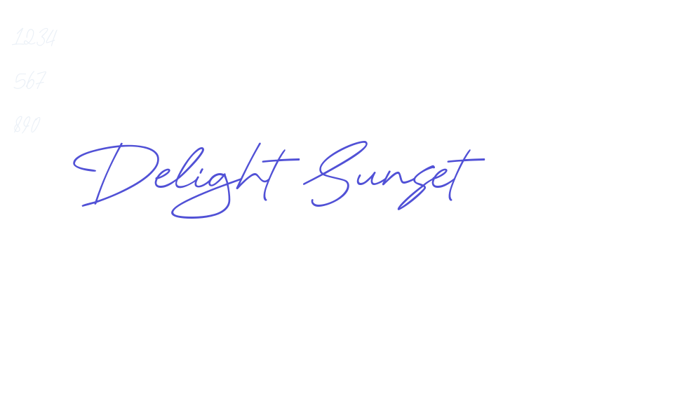 Delight Sunset-font-download