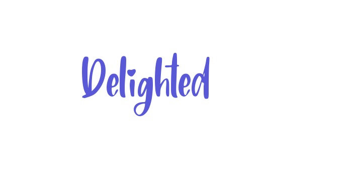 Delighted Font