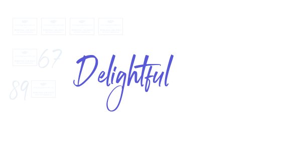 Delightful font free