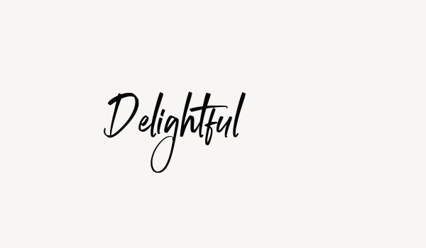 Delightful Font