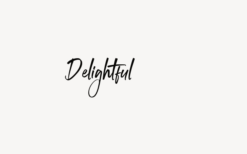 Delightful Font