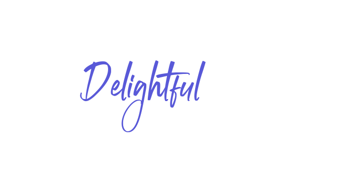 Delightful Font