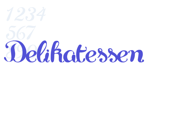 Delikatessen Font Download