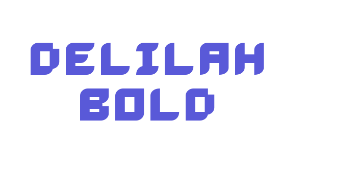 Delilah Bold Font