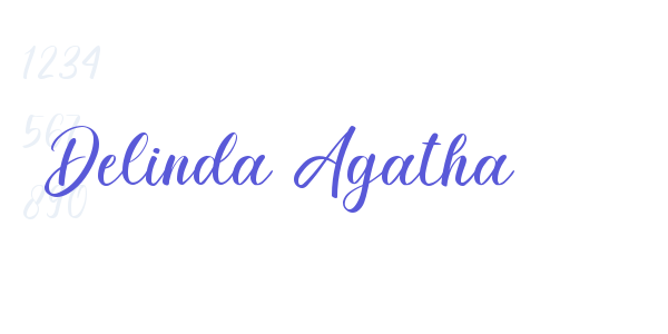 Delinda Agatha font free