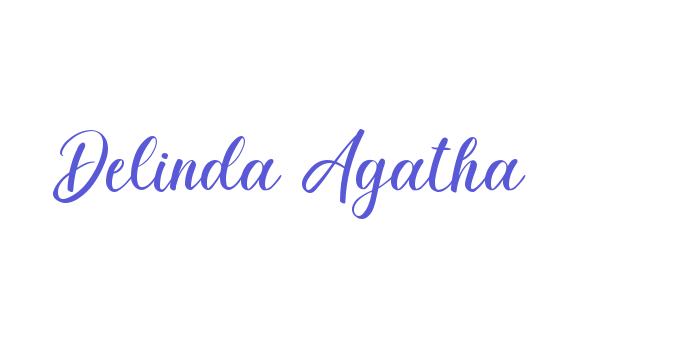 Delinda Agatha Font Download