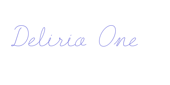 Delirio One Font Download