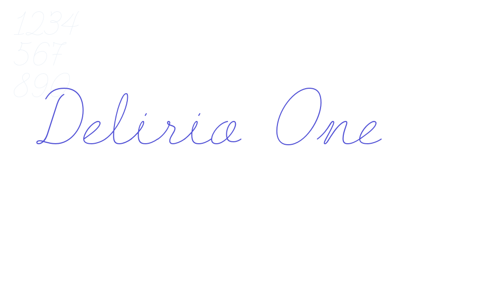 Delirio One-font-download