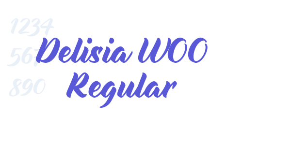 Delisia W00 Regular font free