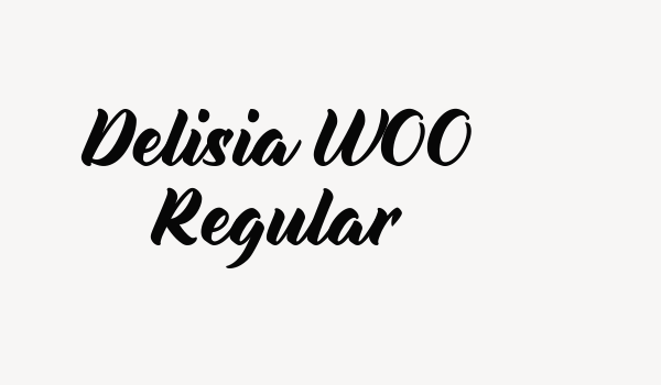 Delisia W00 Regular Font