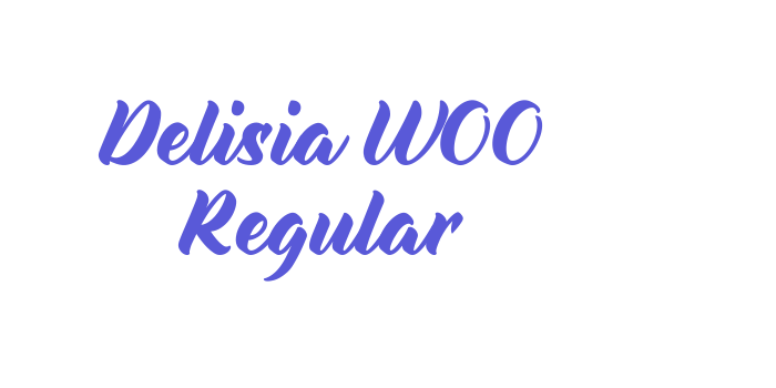 Delisia W00 Regular Font Download