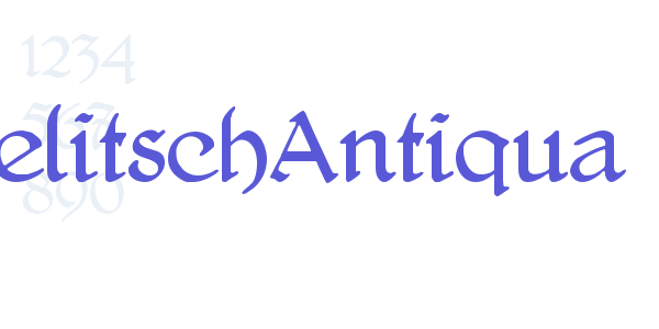 DelitschAntiqua font