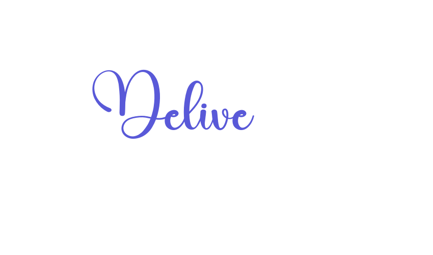 Delive Font