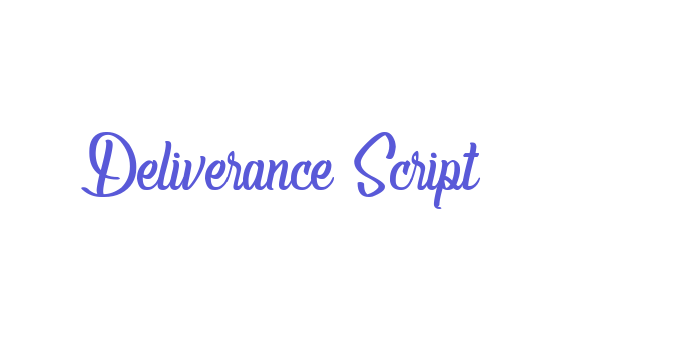 Deliverance Script Font Download