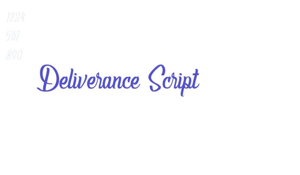 Deliverance Script-font-download