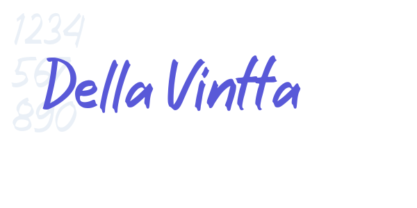 Della Vintta font free