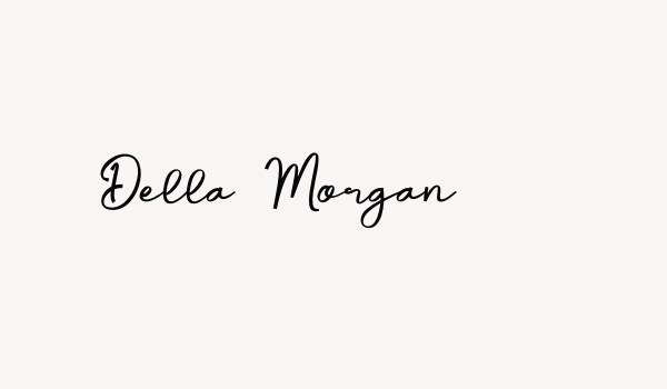 Della Morgan Font