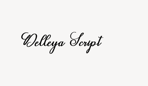 Delleya Script Font