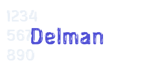 Delman-font-download