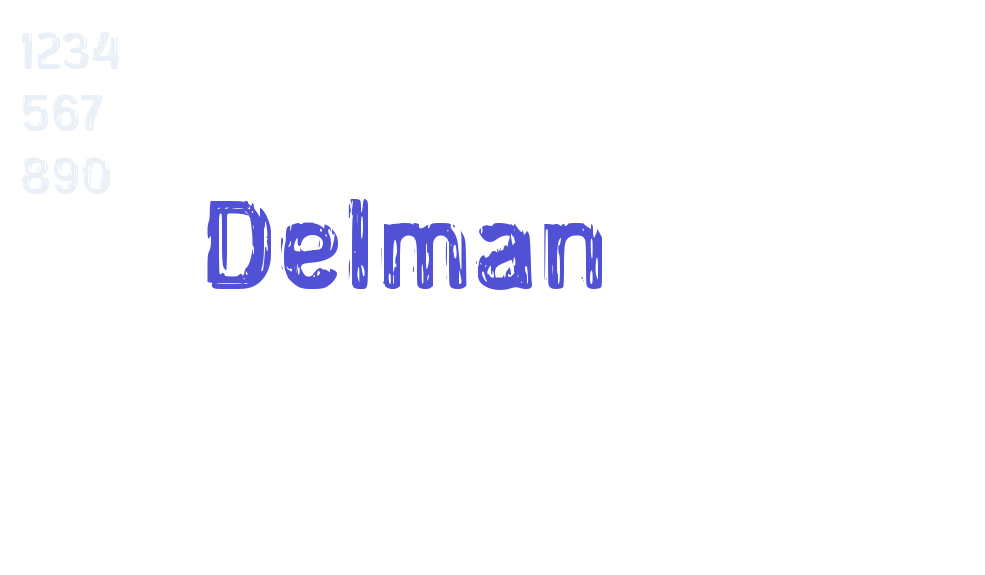 Delman-font-download