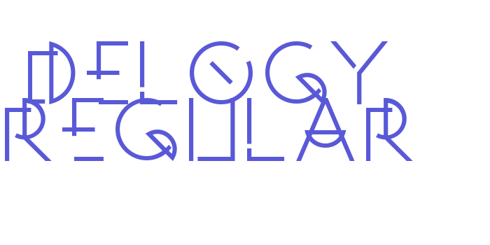 Delogy Regular Font Download