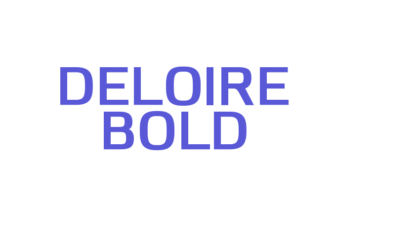 Deloire Bold Font Download