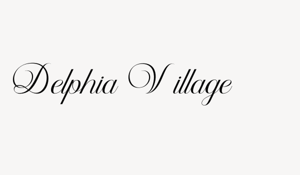 Delphia Village Font