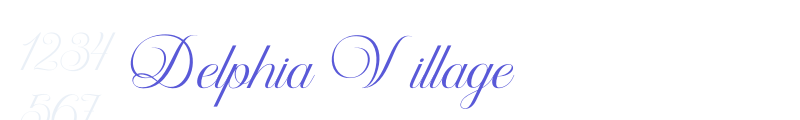 Delphia Village font download