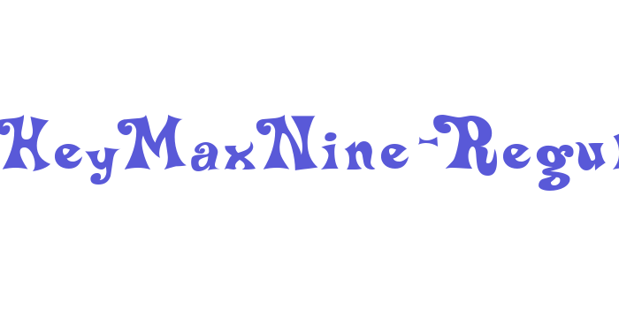 DeltaHeyMaxNine-Regular Font Download