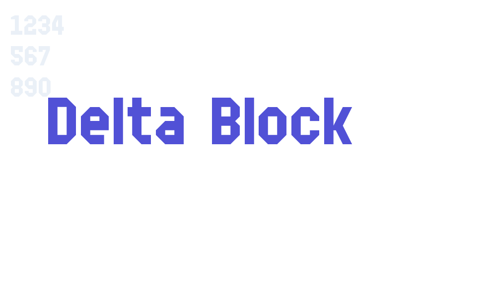 Delta Block-font-download