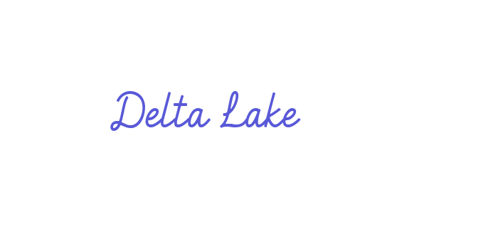 Delta Lake Font Download