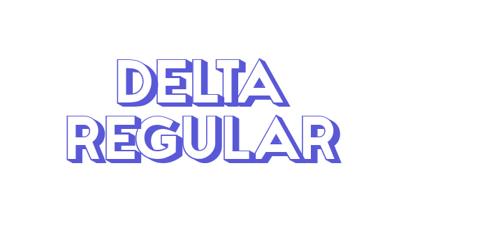 Delta Regular Font Download