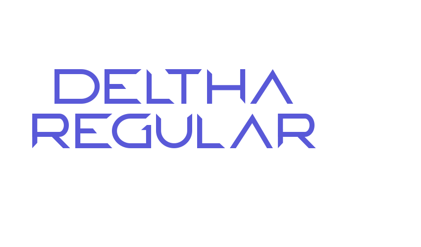 Deltha Regular Font Download