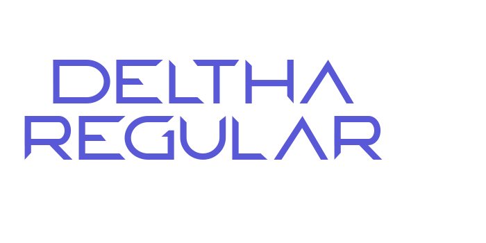 Deltha Regular Font Download