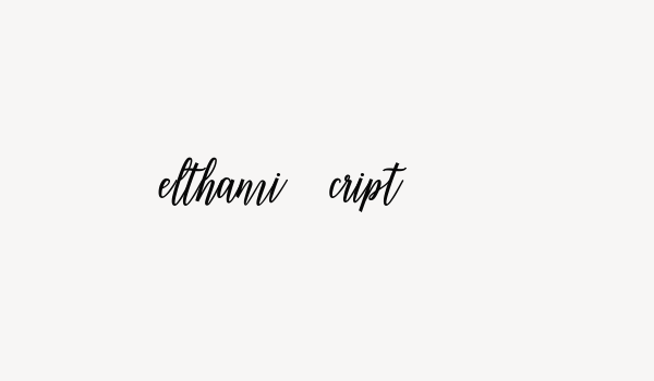 Delthami Script Font