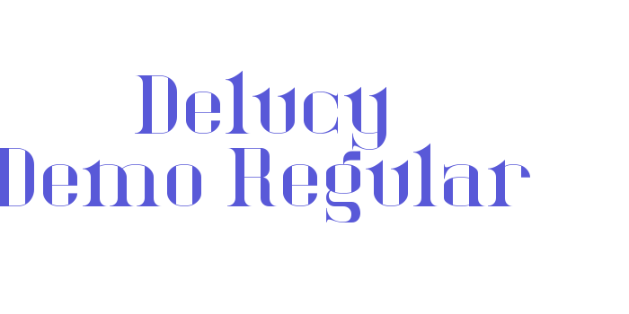 Delucy Demo-Regular Font Download