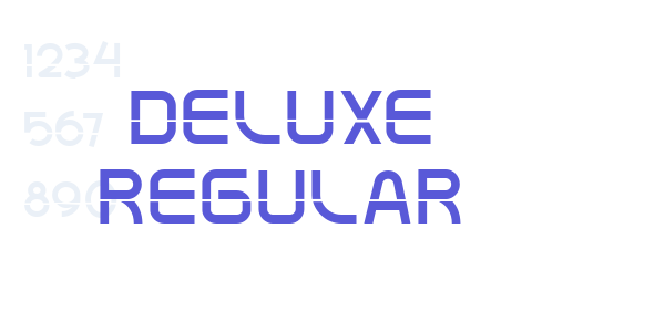 Deluxe Regular font free