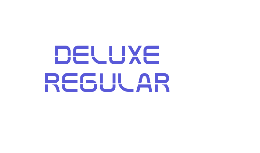 Deluxe Regular Font Download