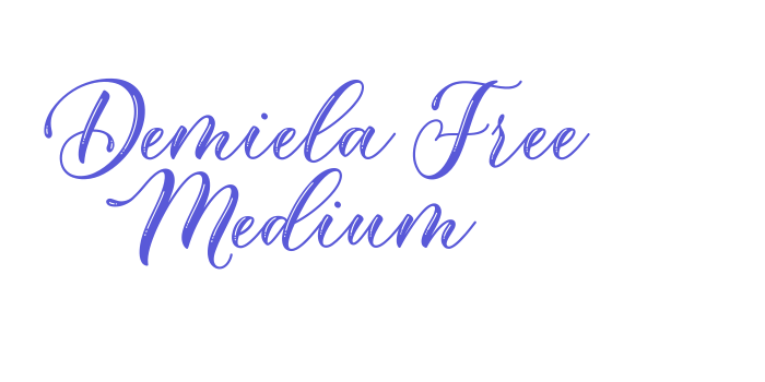 Demiela Free Medium Font Download