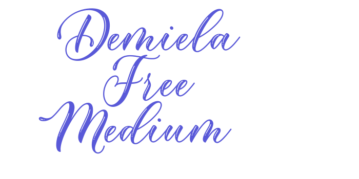 Demiela Free Medium Font