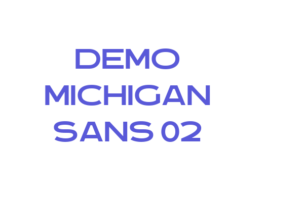 Demo Michigan Sans 02 Font