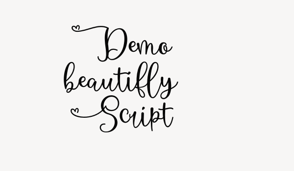 Demo beautifly Script Font