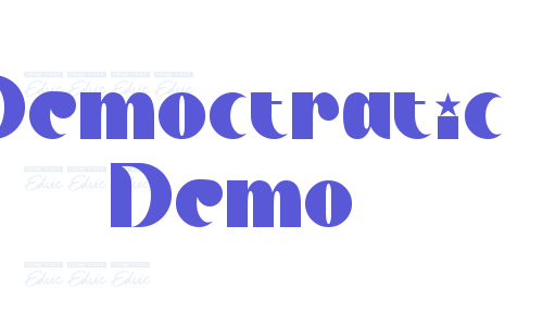 Democtratic Demo Font